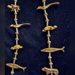 Vintage fetish animal necklace unisex S